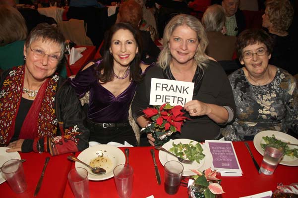 Kathy Duffy and friends at Pietri's table